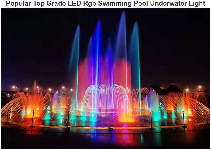 Папулярнае вышэйшае ступені LED Rgb плаваючае басейна падводнае святло