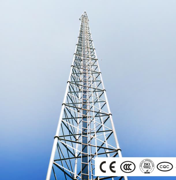 Назіральны стол CCTV для бяспекі на вуліцы, моцная сталевая вежа ветру