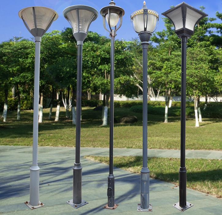 Лаунавая лампа-лампа, дарожная лампа, высокія паляпкі, прывязаная лампа саду
